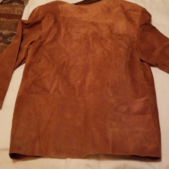 Brown Leather Coat - Picture 7 of 8